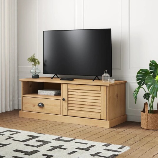 vidaXL TV-benk VIGO 106x40x40 cm heltre furu vidaXL TV-benk VIGO 106x40x40 cm heltre furu