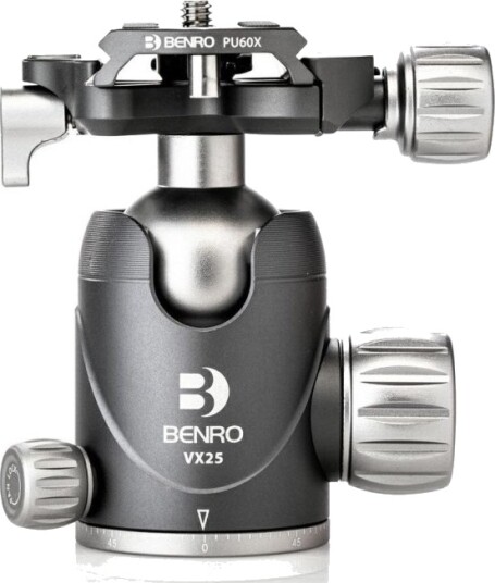Benro Vx25+Pu60x Stativ, Profesjonell Foto- Og Videofangst, Svart