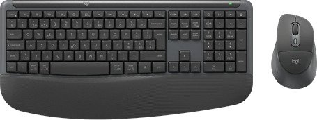 Logitech Signature Comfort Plus Combo MK880 for Business Graphite Tastatur & Mussett Sveitsisk Grå 920-014049