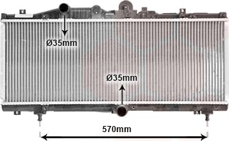 VAN WEZEL 17002166 Radiator motorkjøling VAN WEZEL 17002166 Radiator motorkjøling