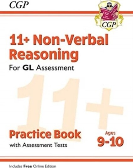 11+ Gl Non-Verbal Reasoning Practice Book & Assessment Tests - Ages 9-10 (With Online Edition): Supe Av Cgp Books