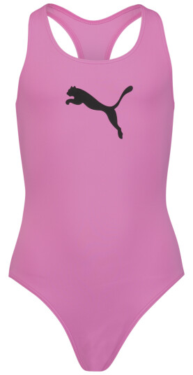 Puma Swim Girls Racerback Swimsuit, badedrakt, junior 164 Opera Mauve