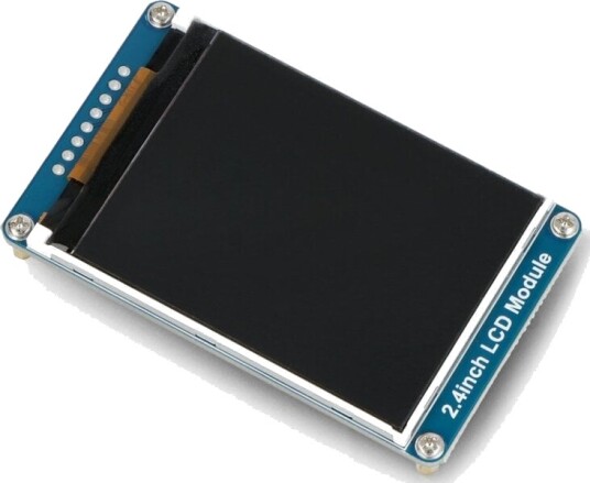 IPS LCD skjerm 2,4" 240x320px SPI grensesnitt for Raspberry Pi og Arduino