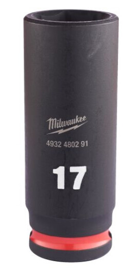 Milwaukee 4932480291 Kraftpipe 3/8", SHOCKWAVE, dybde 17 mm, Håndverktøy