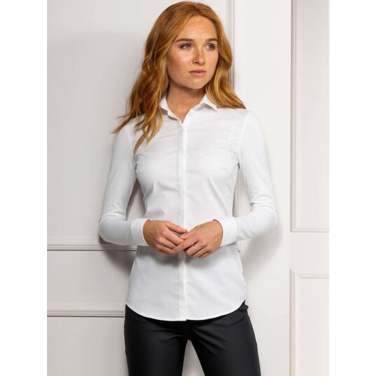 Le Nouveau Chef Bluse Demy; Størrelse XS; Hvit Le Nouveau Chef Bluse Demy; Størrelse XS; Hvit