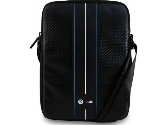 BMW Handbag Bmtb10comscakl 10" Black/Black Carbon Blue Stripes
