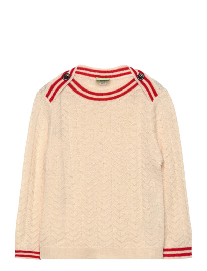 FUB Baby Zigzag Blouse - Cream - 56 FUB Baby Zigzag Blouse - Cream - 56