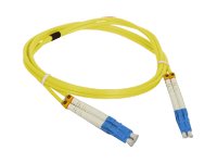 Alantec Koblingskabel Lc Enkeltmodus Hann Til Lc Enkeltmodus Hann 2 M Fiberoptisk Dupleks 9 / 125 Micron Halogenfri FOC LCLC 9SMD 2
