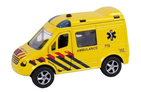 2-Play Traffic 2-Play Die-cast Pull Back Ambulance NL Light and Sound 2-Play Traffic 2-Play Die-cast Pull Back Ambulance NL Light and Sound