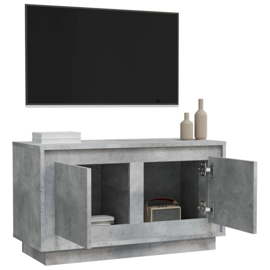 vidaXL TV-benk betonggrå 80x35x45 cm konstruert tre vidaXL TV-benk betonggrå 80x35x45 cm konstruert tre