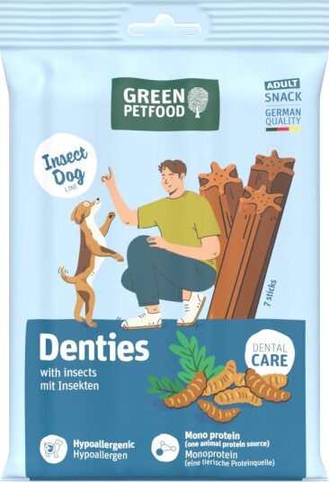 Green Petfood Insectdog Denties 180 G Green Petfood Insectdog Denties 180 G