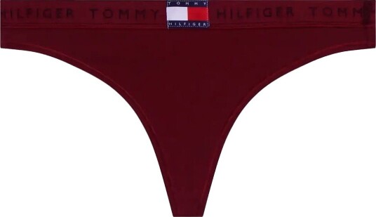 Tommy Hilfiger Shine Wb Thong (Ext.sizes) ROUGE XS