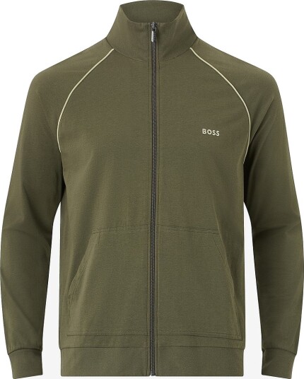 BOSS Collegegenser Mix&match Jacket Z 10259900 01 Grønn