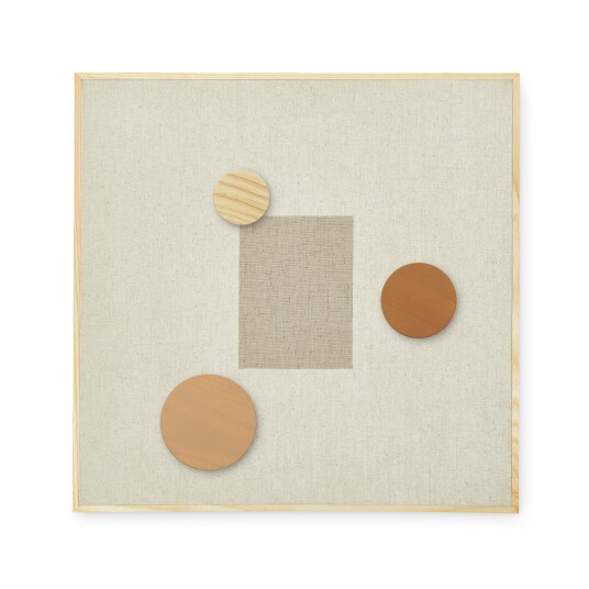 Nofred Noticeboard oppslagstavle + 3 magneter Sand Nofred Noticeboard oppslagstavle + 3 magneter Sand