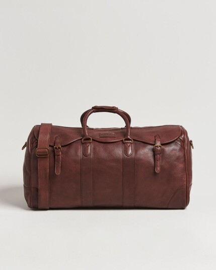 Polo Ralph Lauren Washed Leather Heritage Duffle Bag British Tan