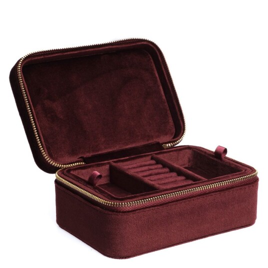 DARK Velvet Jewellery Box Maroon DARK Velvet Jewellery Box Maroon