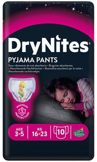 Drynites Bleie jente 3-5år 10 stk. Drynites Bleie jente 3-5år 10 stk.