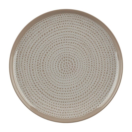 Marimekko Siirtolapuutarha tallerken Ø 25 cm Terra-white