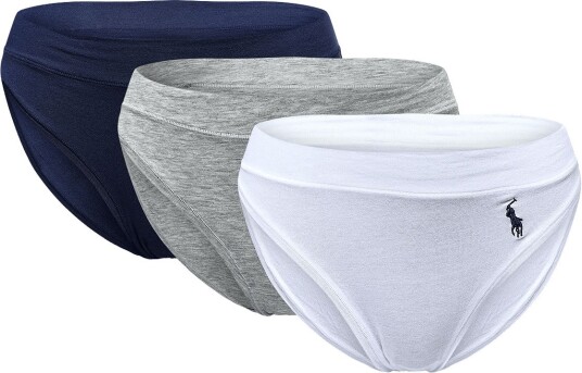 Polo Ralph Lauren Intimates Bikini Brief 3 Pack Set   Multi/patterned   M