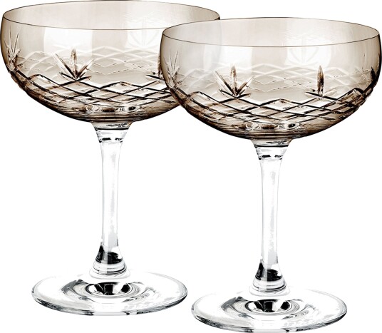 Frederik Bagger Crispy Gatsby Champagneglass 2 stk, Copal