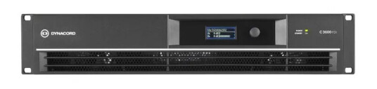 Dynacord C3600fdi Forsterker Dsp 2x1800w 4ohm 2u Inst, 2xlavohm Eller 2x100v