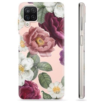 Samsung Galaxy A12 TPU-deksel Romantiske Blomster