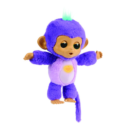 Fingerlings Care N" Cuddles Ape m/ 150+ reaksjoner Sunny