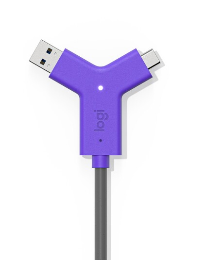 Logitech - Usb-Kabel - Usb-Type A (Hann) Til Usb-C (Hann) - Usb 3.0