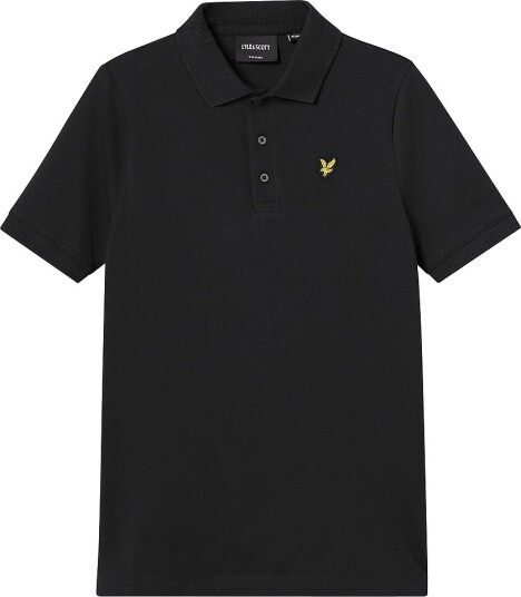 Lyle & Scott Pologenser Plain Polo Shirt Svart