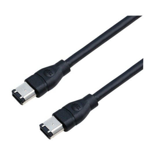 ELETRA IEEE 1394A 6P M 3M KABEL, SVART