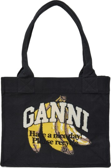 Ganni Large Tot Black ONE SIZE
