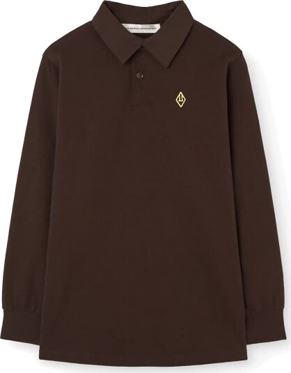 THE ANIMALS OBSERVATORY Eel Kid Polo Shirt Dark Brown   Brown   4 Y