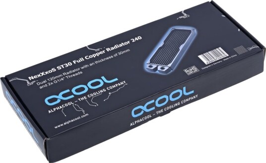 Alphacool NexXxoS ST30 Full Copper radiator svart 14157 Alphacool NexXxoS ST30 Full Copper radiator svart 14157