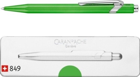 Caran D’Arche Kulepenn Caran D"ache 849 Pop Line Fluo, M, I Eske, Grønn