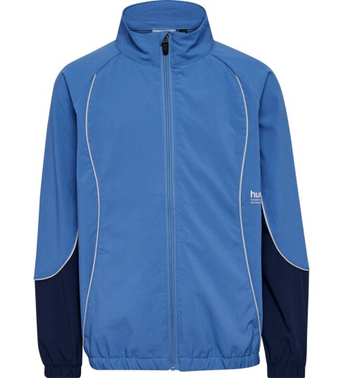 Hummel Hmljr Woven Zip Jacket Blue 122/128 Hummel Hmljr Woven Zip Jacket Blue 122/128