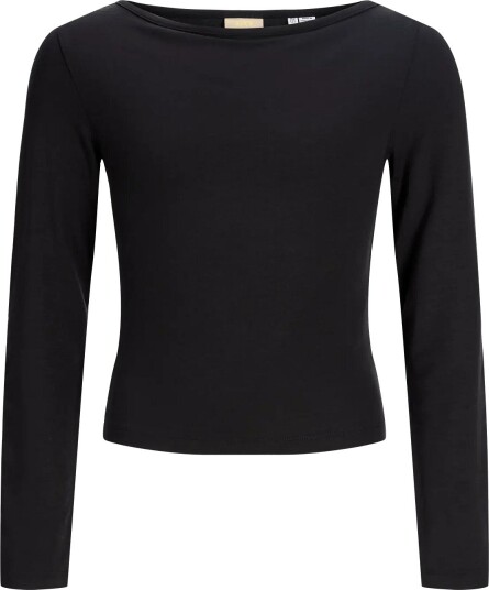 JJXX Kids Jxmaya Str Ls Asym Top Jrs Grl - BLACK - 140