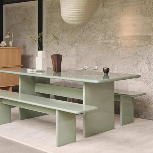 Ferm Living Rink Spisebord 240x90 cm   Tea Green