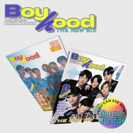 TNX  Boyhood  Incl. 88pg Magazine, Photocard, Special Box, Bookmark, Sticker Photo, Lyrics Poster, Post  CD