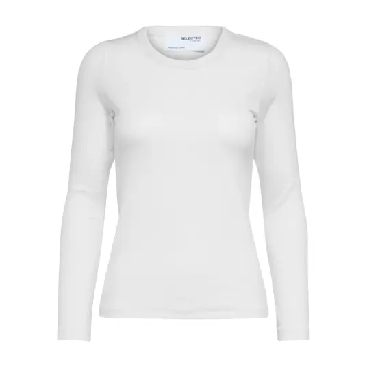 Selected Femme Dianna Long Sleeve O-Neck Top Hvit XL Selected Femme Dianna Long Sleeve O-Neck Top Hvit XL