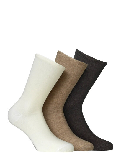 Alpacasocks&Co Knitted Merino Socks In 3-Pack - Multi/patterned - 39-42
