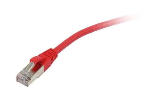 Synergy RJ45 Nettverkskabel Cat5e F/UTP 2m Rød