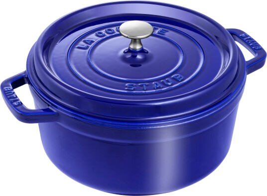 Staub Rund Gryte 24 cm 3,8 liter Blå