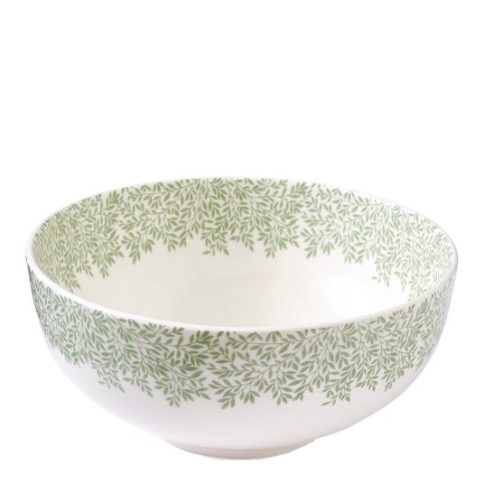 Spode  Morris & Co Serveringsskål Standen 23 cm grønn