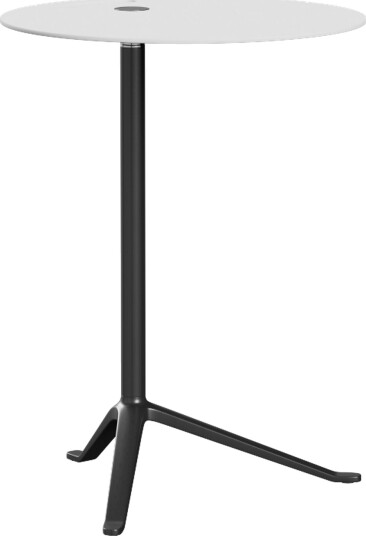 Fritz Hansen Little Friend KS12 Sidebord Hvit/ Pulverlakkert Aluminium