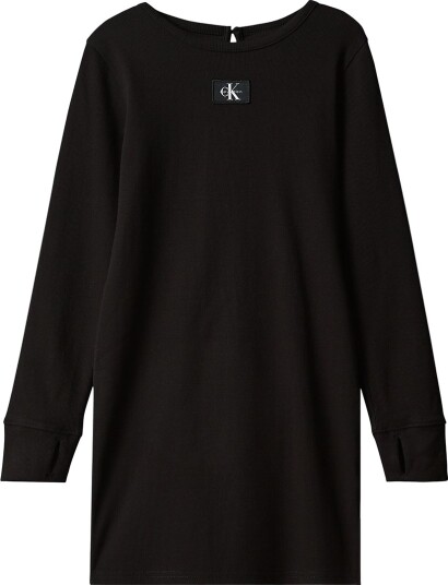 Calvin Klein Kjole MonoLogo pvh SvartSvart Calvin Klein 14 år (164) Kjole