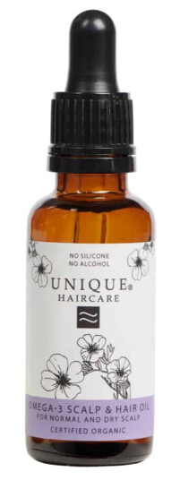 UNIQUE BEAUTY Omega-3 Scalp & Hair Oil 30ml UNIQUE BEAUTY Omega-3 Scalp & Hair Oil 30ml