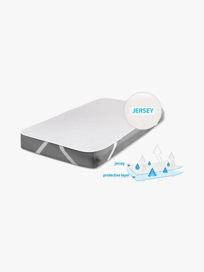 BabyMatex Hygenic Jersey Laken Hvitt