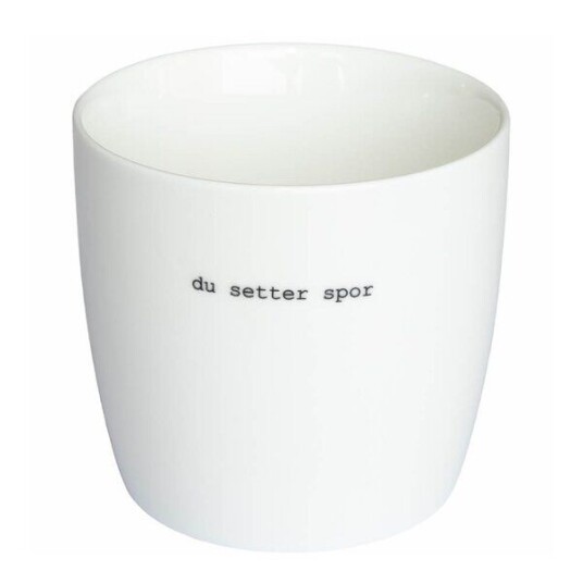 Sögne Home Krus Du setter spor 30 cl hvit