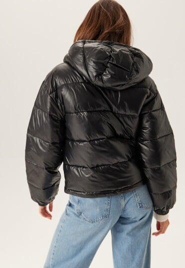 Calvin Klein Jeans Shine Puffer Jacket Black XS Calvin Klein Jeans Shine Puffer Jacket Black XS
