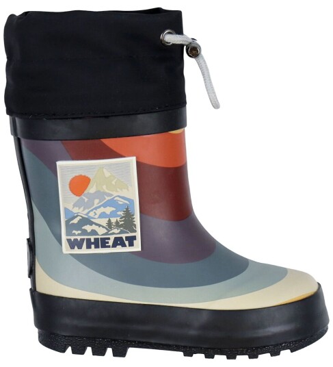 Wheat Rubber Boot Thermo - Multi/patterned - 22